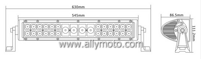 112W LED Light Bar 2051